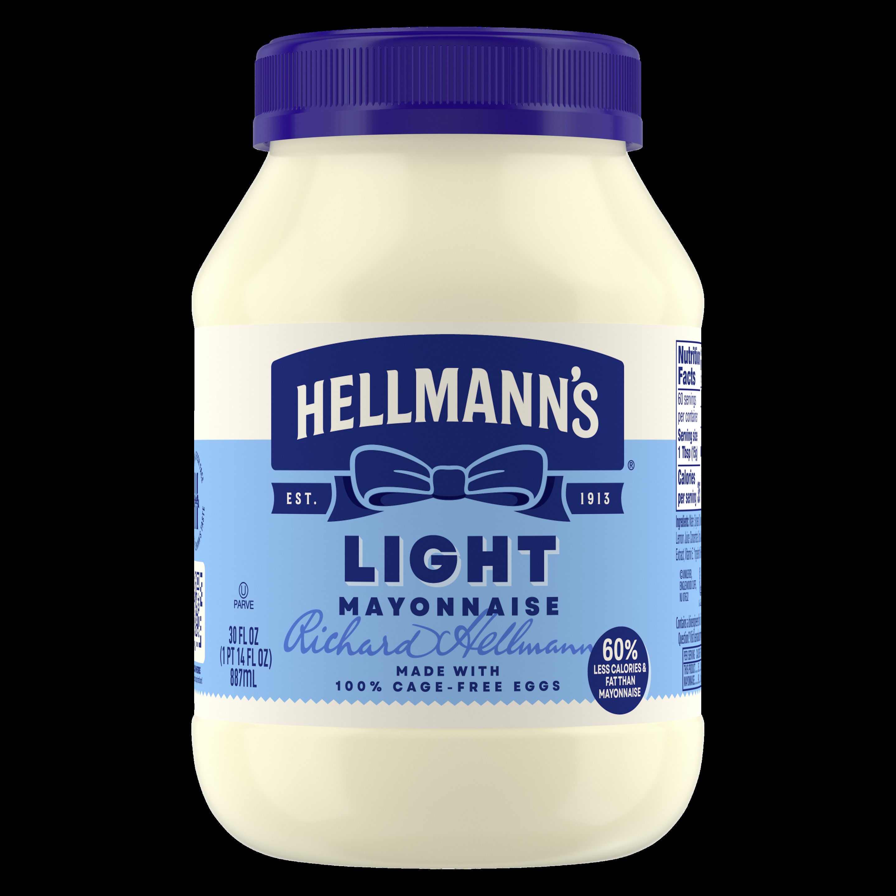 HELLMANNS LIGHT MAYONNAISE 887 ML