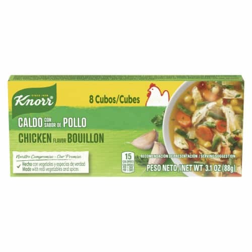 KNORR CHICKEN BOUILLION 3.1 OZ