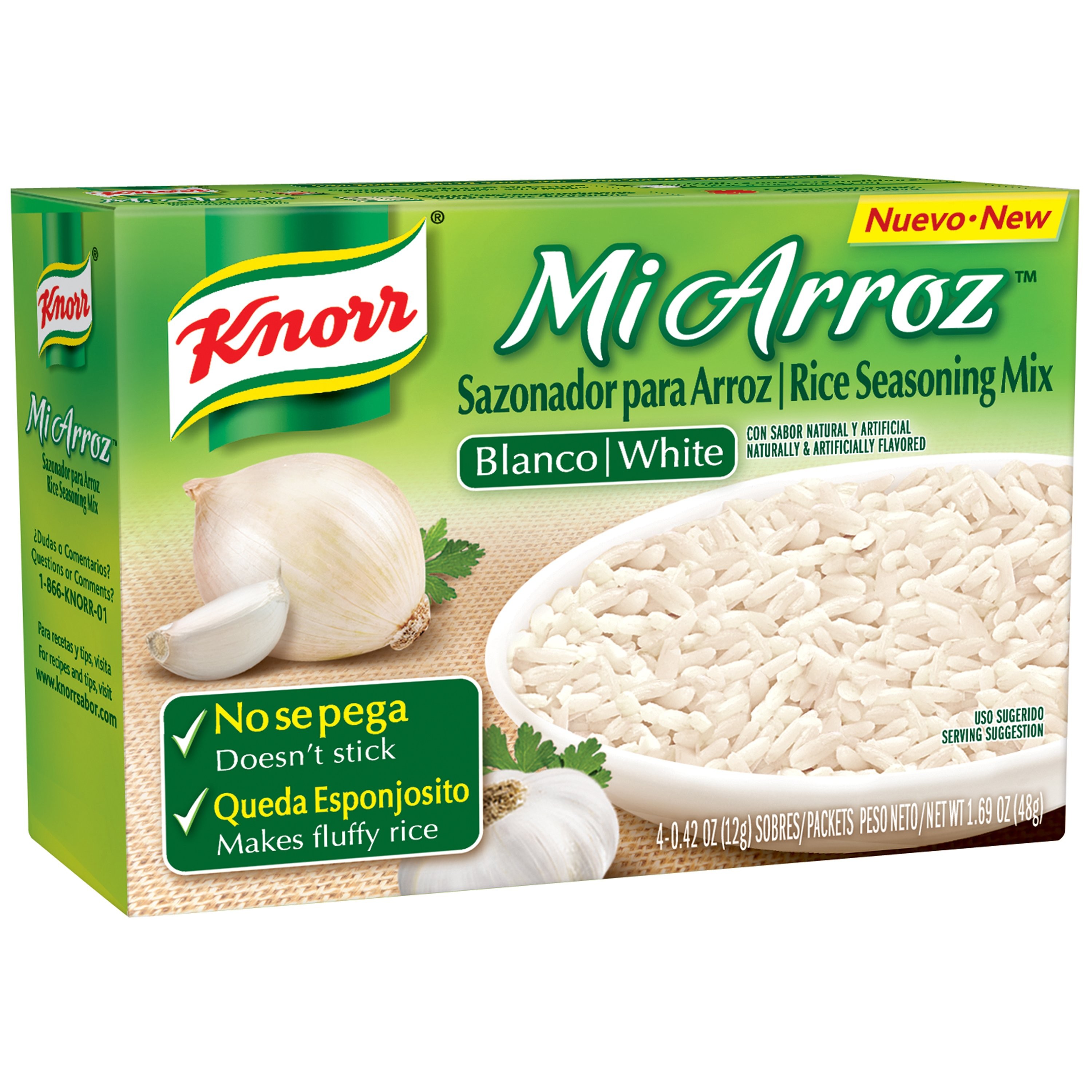KNORR MI ARROZ RICE SEASONING WHITE 1.69 OZ