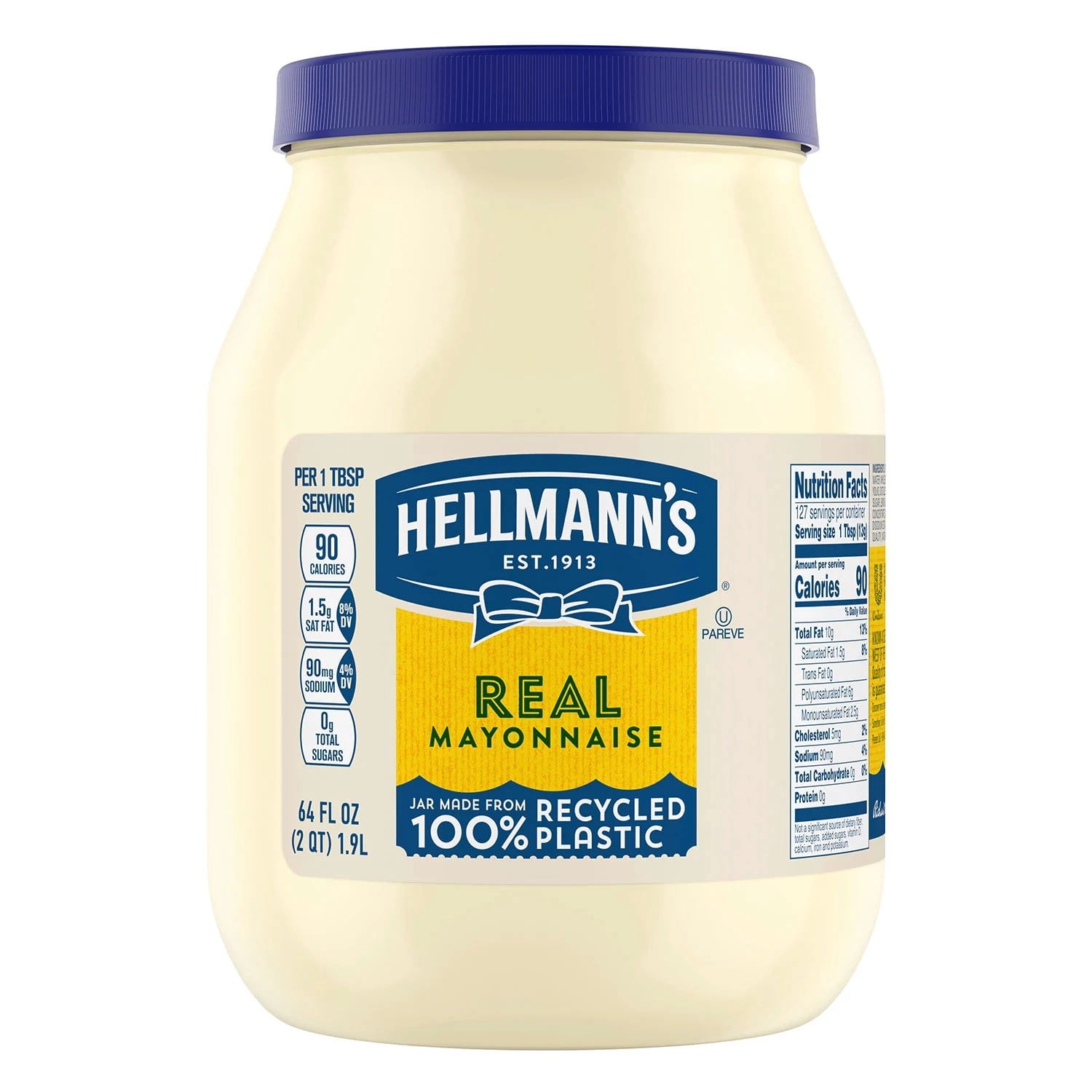HELLMANNS REAL MAYONNAISE 64 OZ
