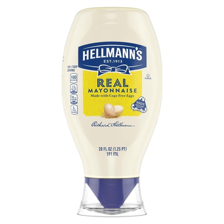 Hellmanns Real Mayonnaise 20 Floz