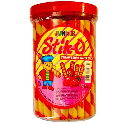 JUNIOR STIK O STRAWBERRY WAFER STICK 380 GM
