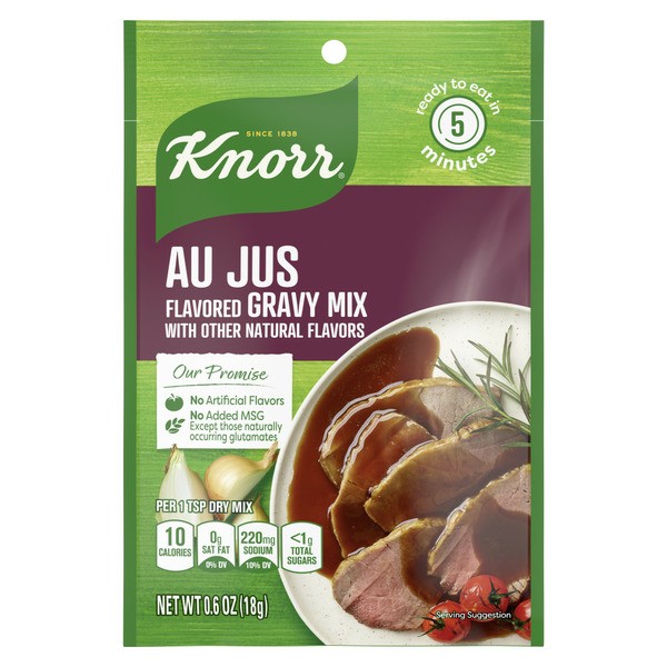 KNORR AU JUS FLAVORED GRAVY MIX 0.04 Lbs