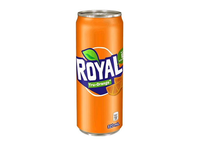 ROYAL TRU ORANGE CAN 320 ML