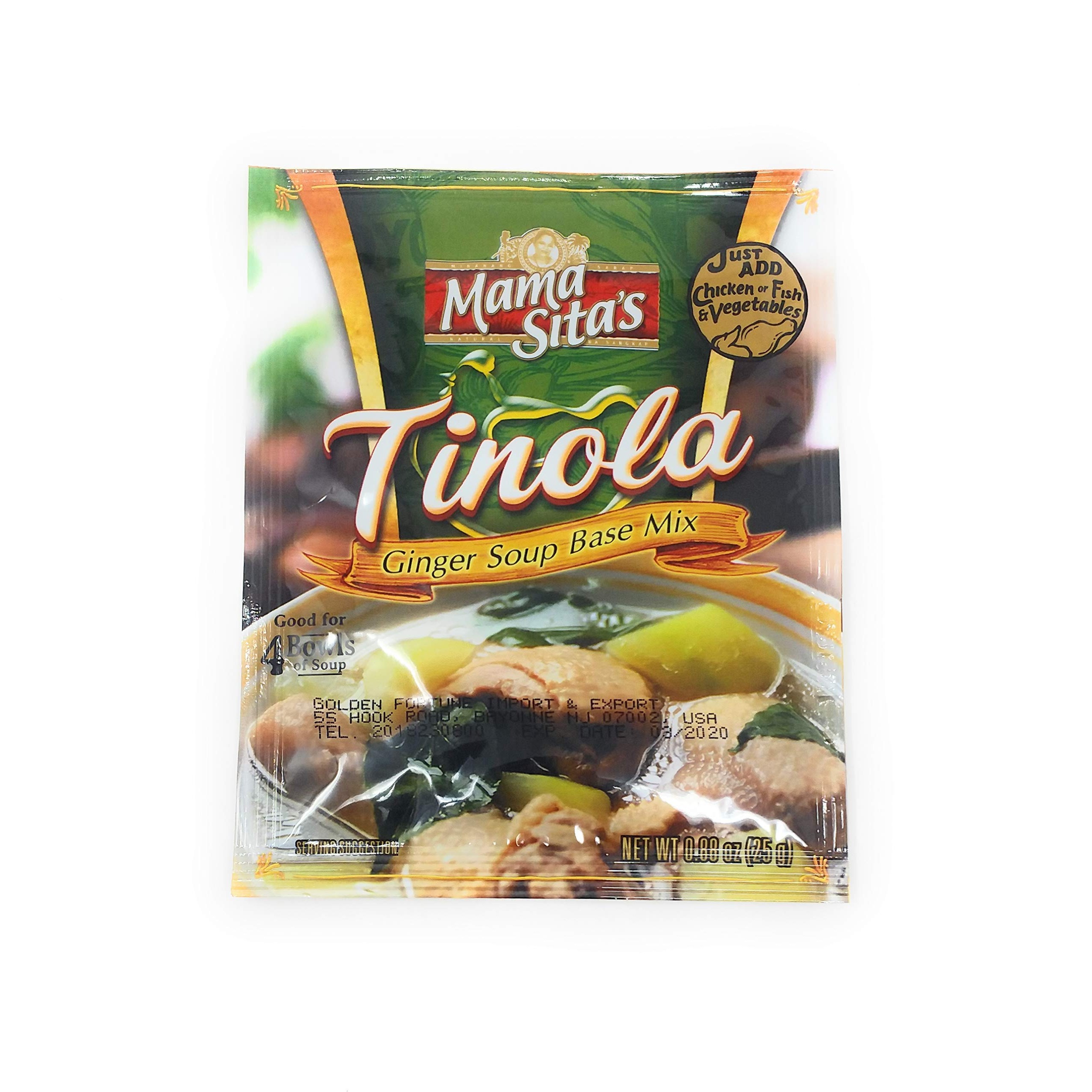 MAMA SITAS TINOLA GINGER SOUP MIX 25 GM
