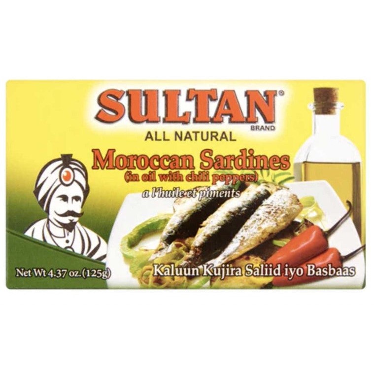 SULTAN SARDINES HOT 4.37 OZ