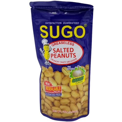 SUGO GARLIC FLAVOR SALTED PEANUTS 100 GM
