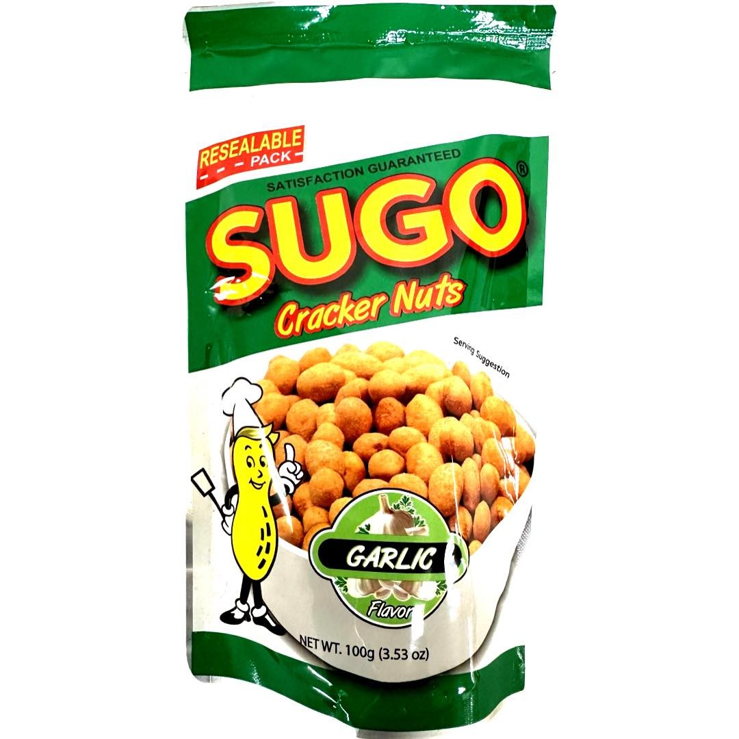 SUGO CRACKER NUTS GARLIC FLAVOR 100 GM