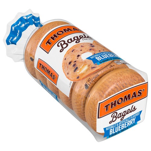 THOMAS BAGELS BLUEBERRY 6CT 20 OZ