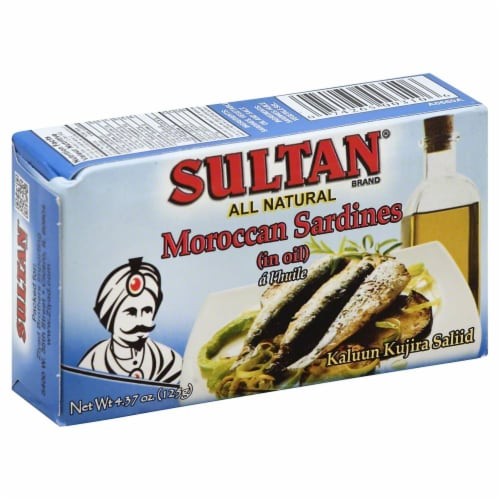 SULTAN MOROCCAN SARDINE IN OIL 4.37 OZ