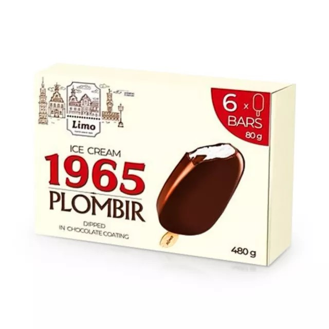 1965 CHOCOLATE ICE CREAM BARS            6 PACK
