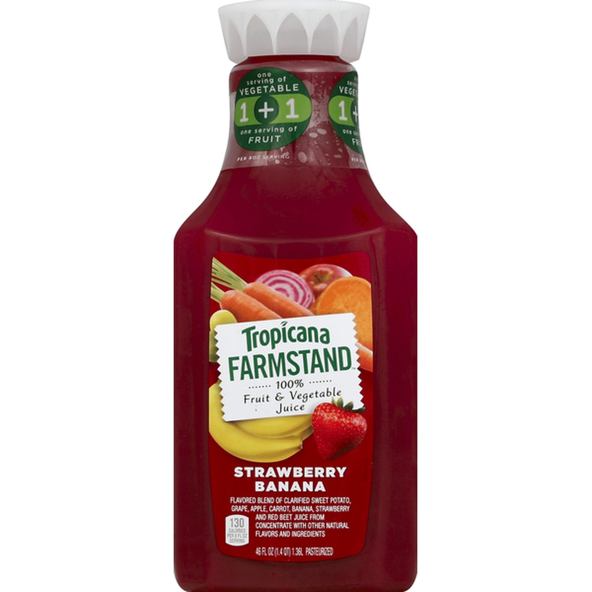 TROPICANA STRAWBWRY BANANA 46 FLOZ