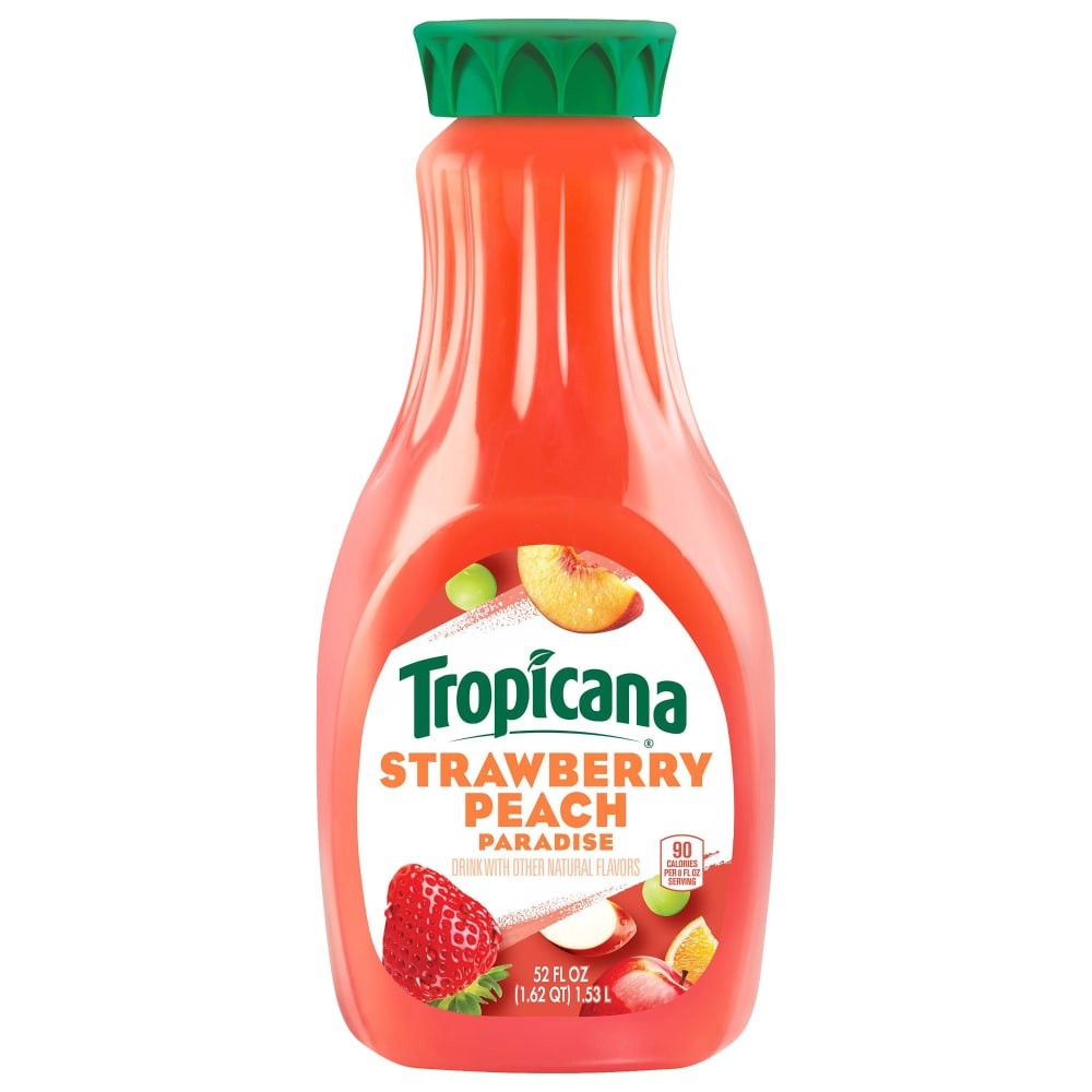 TROPICANA STRAWBERRY PEACH 52 FLOZ
