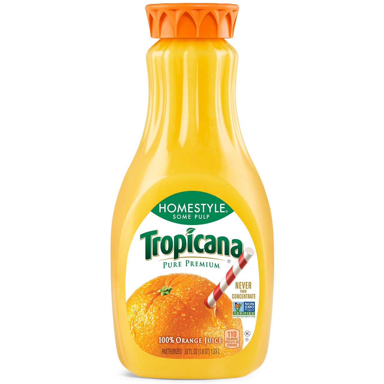 TROPICANA HOMESTYLE ORANGE JUICE 0.5 GALLON