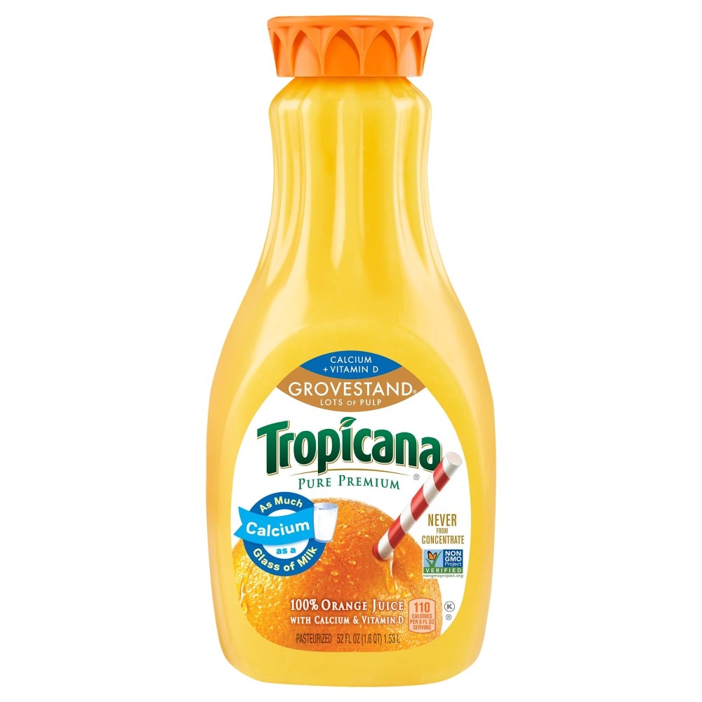 TROPICANA GROVESTAND WITH PULP 0.5 GALLON