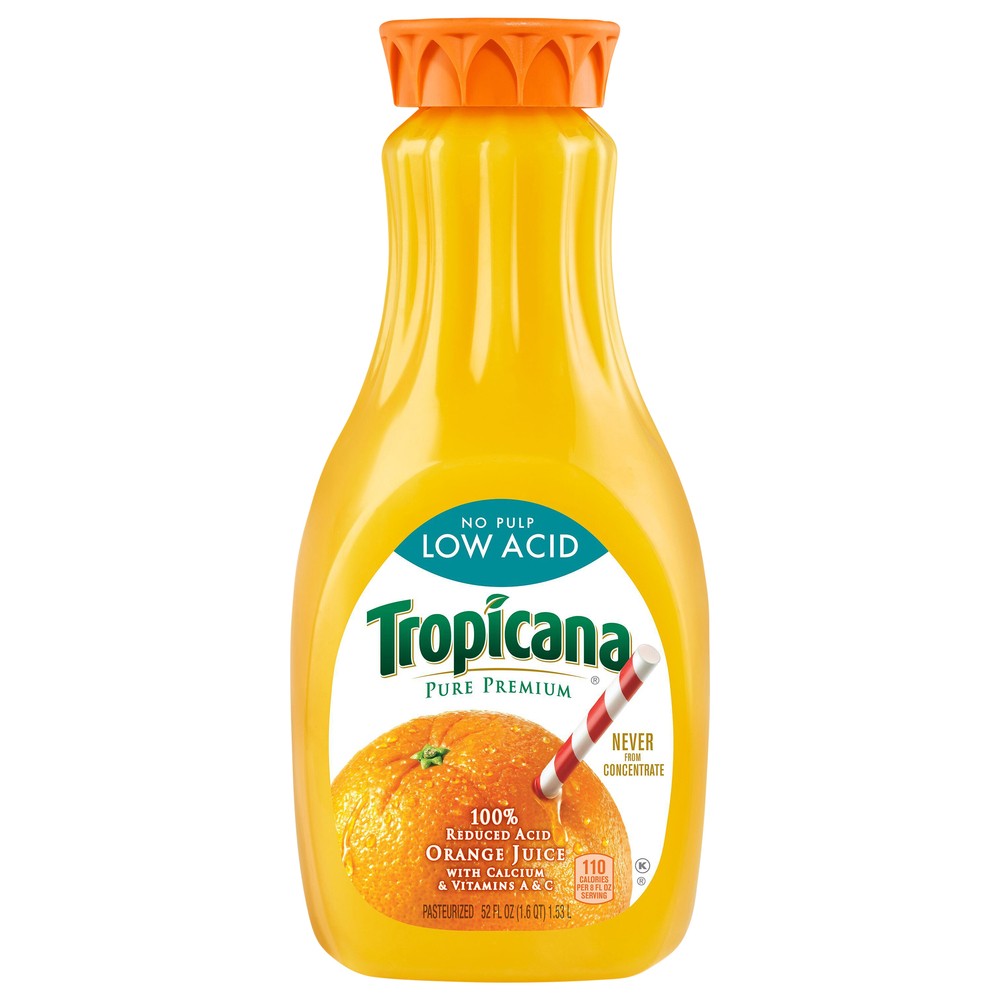 TROPICANA LOW ACID ORANGE JUICE 3.25 Lbs