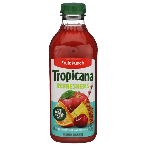 TROPICANA REFRESHERS FRUIT PUNCH 46 OZ