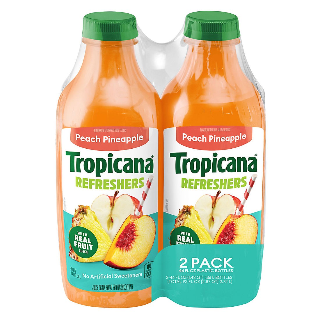 Tropicana Peach Pineapple 46 Oz