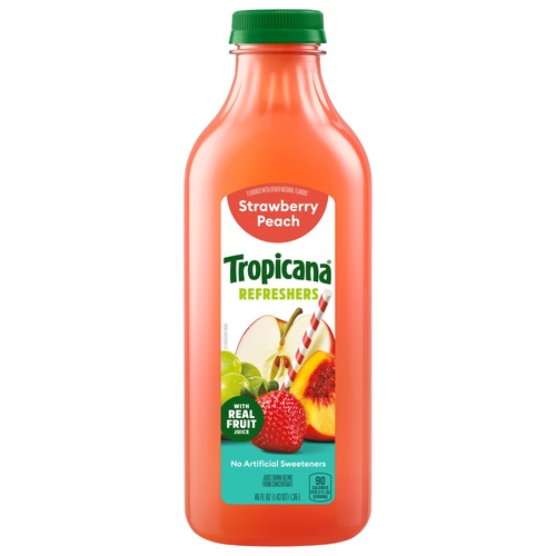 TROPICANA  STRAWBERRY PEACH              46 OZ