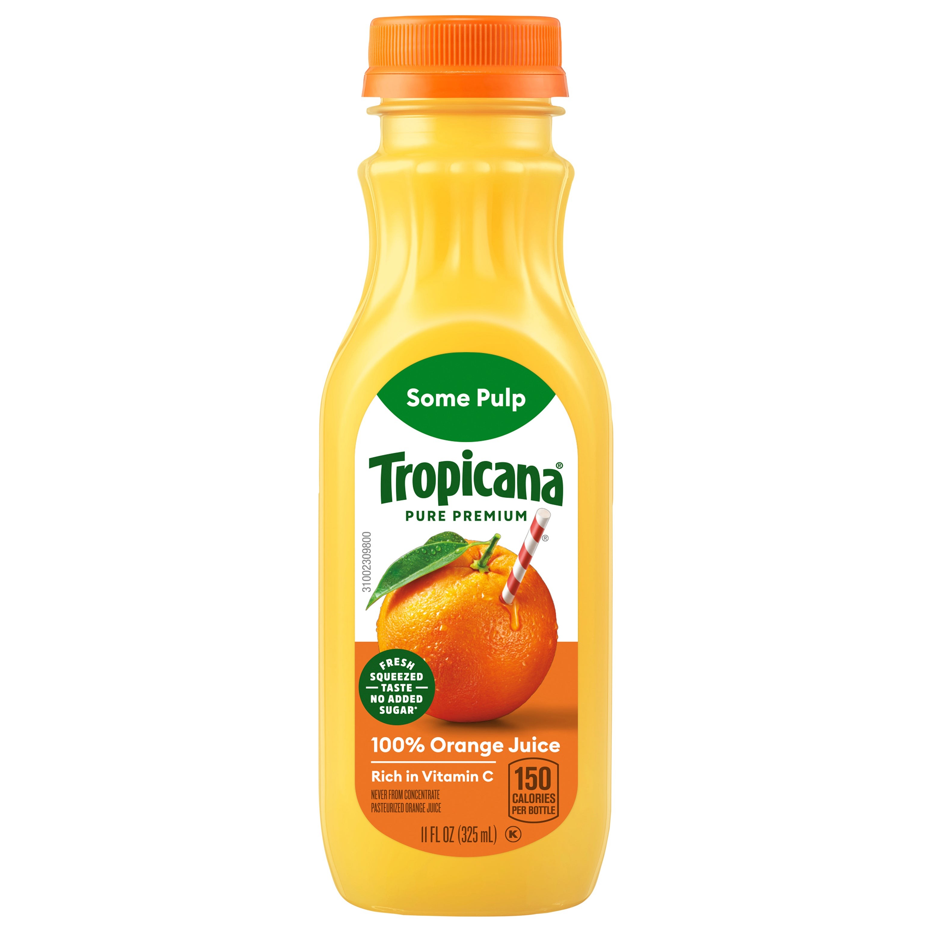 TROPICANA ORANGE JUICE SOME PULP         11 OZ