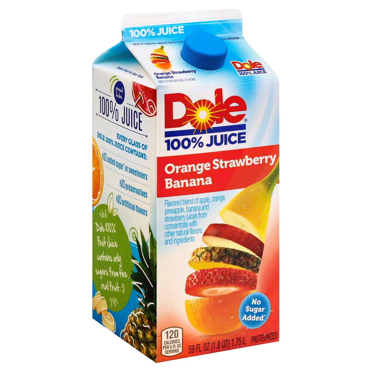DOLE 100  ORG*STRWBRY*BANANA JUICE       52 OZ