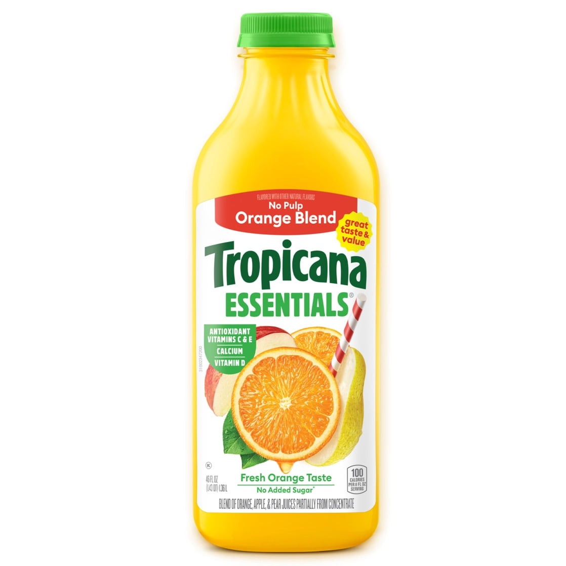 TROPICANA ESSENTIALS ORANGE JUCIE 46 OZ