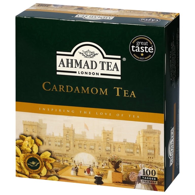 Ahmad Cardamom Tea 100 BAG