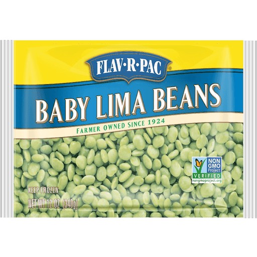 FLAV R PAC BABY LIMA BEANS 12 OZ