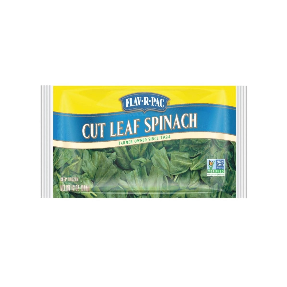 FLAV R PAC CUT LEAF SPINACH 12 OZ