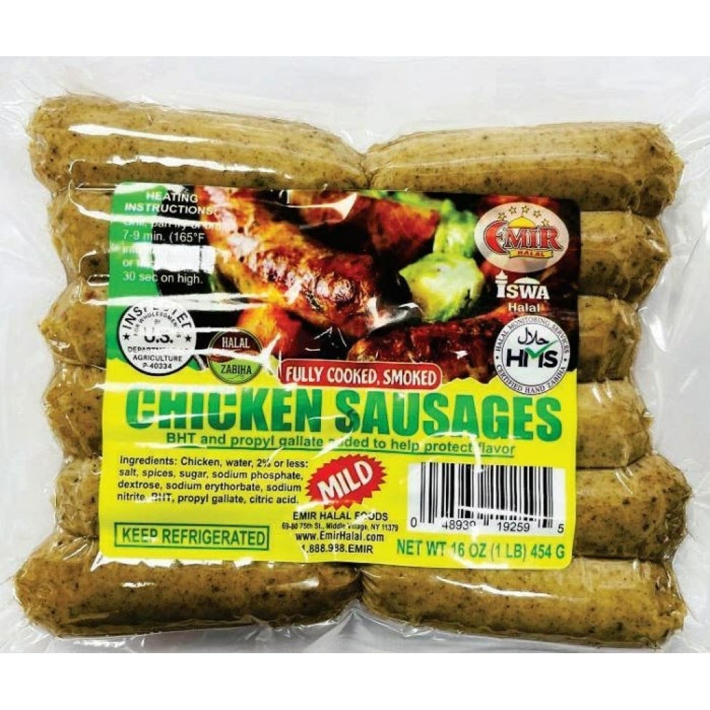 EMIR CHICKEN SAUSAGES MILD 1 LBS