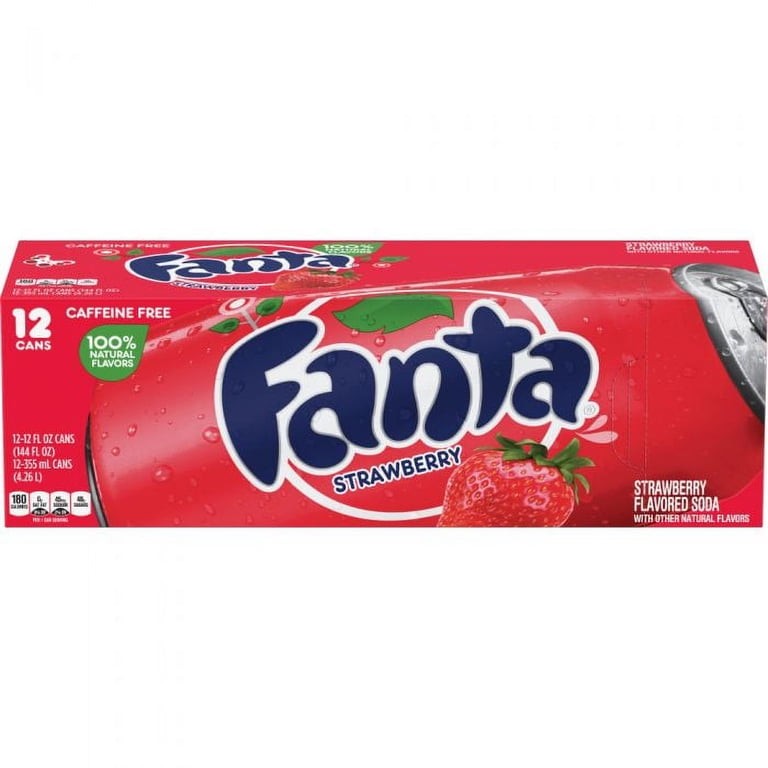 FANTA STRW NEW 12 PACK