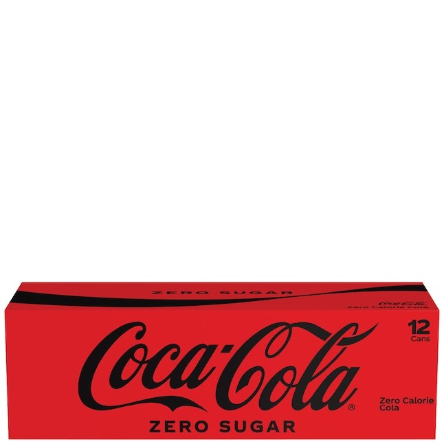 Coca Cola Zero:Zero Calorie Cola 12 FLOZ
