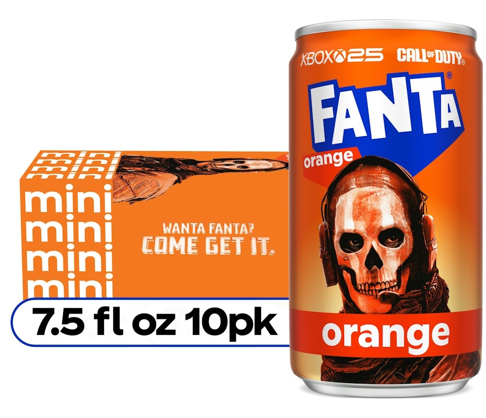 Fanta Orange Mini Cans 7.5 FLOZ