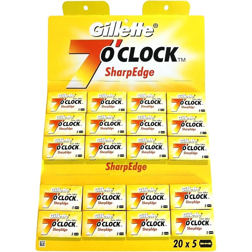 GILLETTE 7 O CLOCK BLADES HOLDER 1 EACH