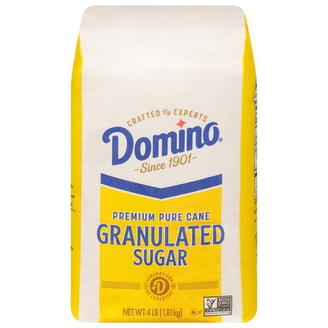 DOMINO SUGAR PURE SUGAR PURE CANE GRANULATED 4 Lbs