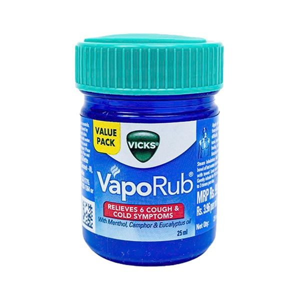 VICKS VAPORUB Mentholated Topical Ointment 25 ML