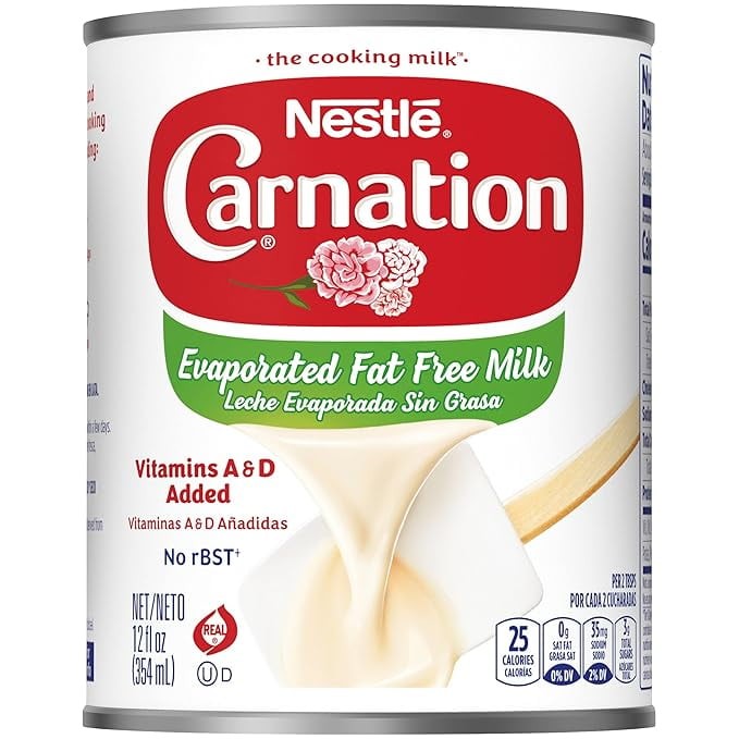 NESTLE CARNATION FAT FREE MILK 12 FLOZ