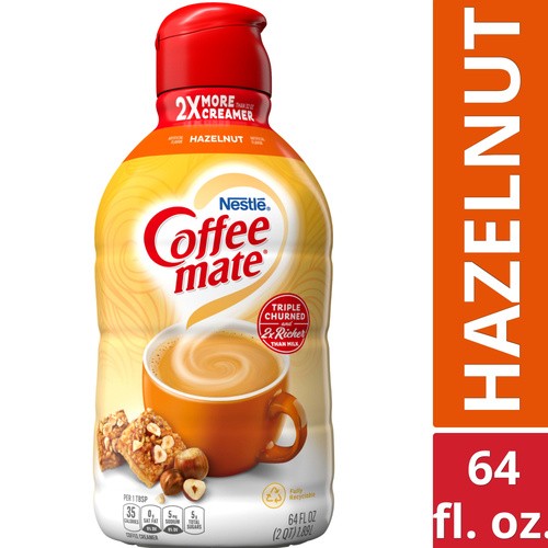 COFFEE MATE HAZELNUT                     64 OZ