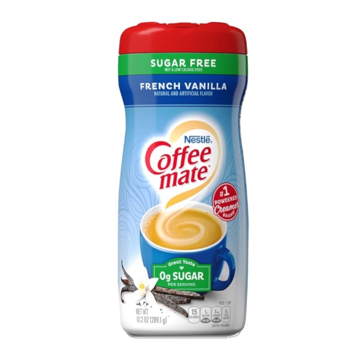 Coffee Mate French Vanilla Sugar Free 10.2 Oz