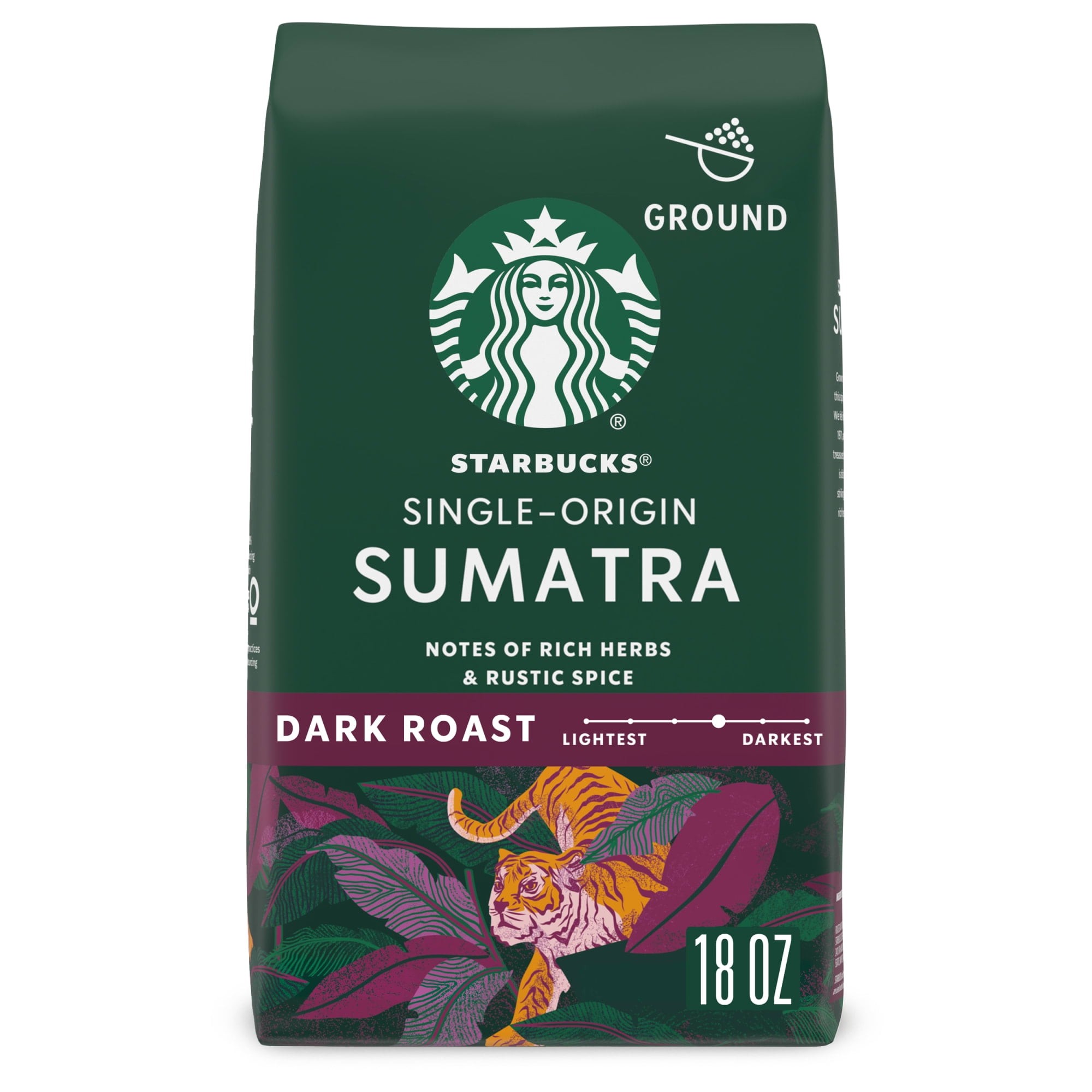 STARBUCKS SUMATRA DARK ROAST 10 COUNT