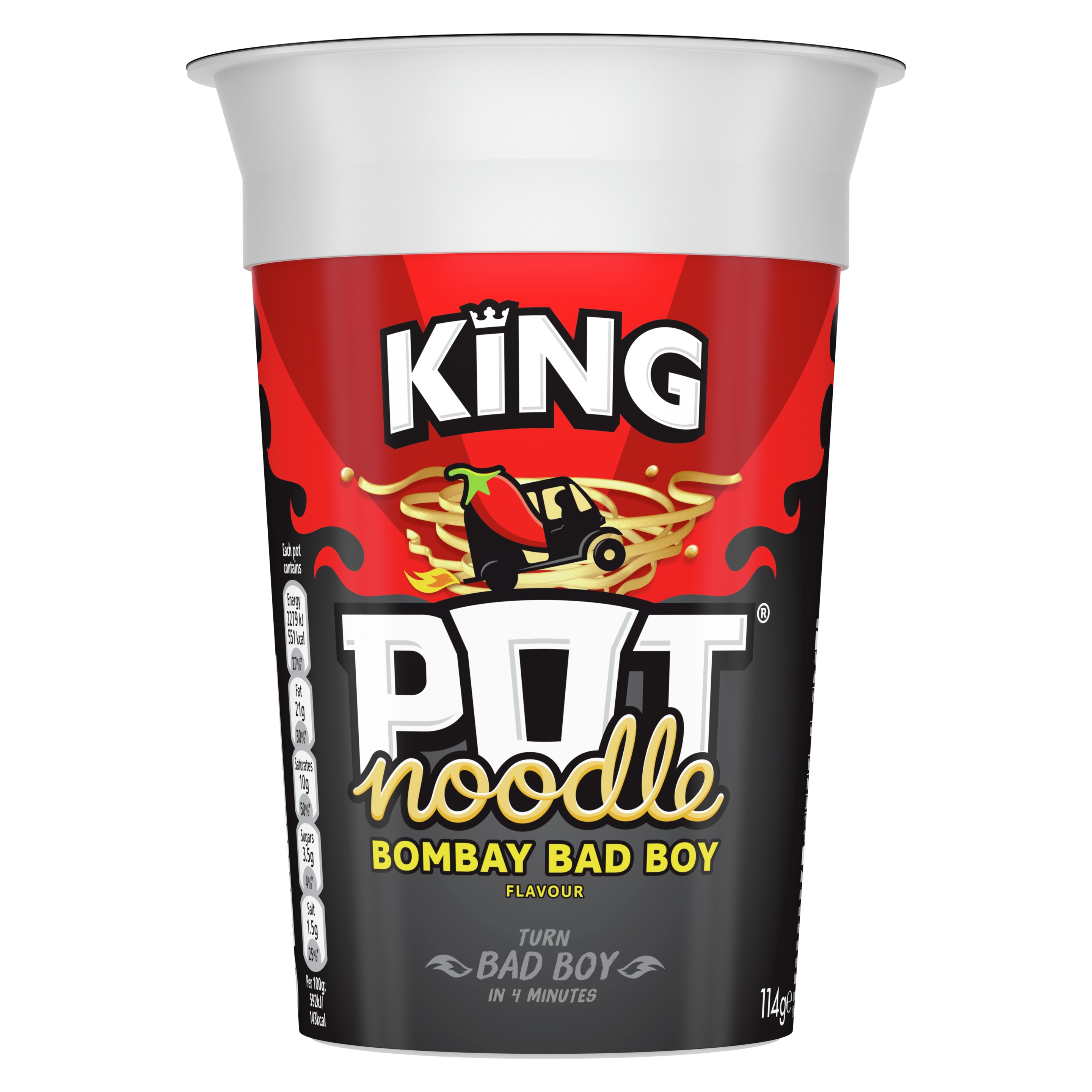 POT NOODLE BOMBAY BAD BOY 94 GM