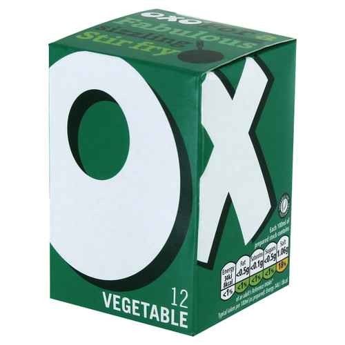 OXO VEGETABLES STOCK CUBES 0.16 Lbs