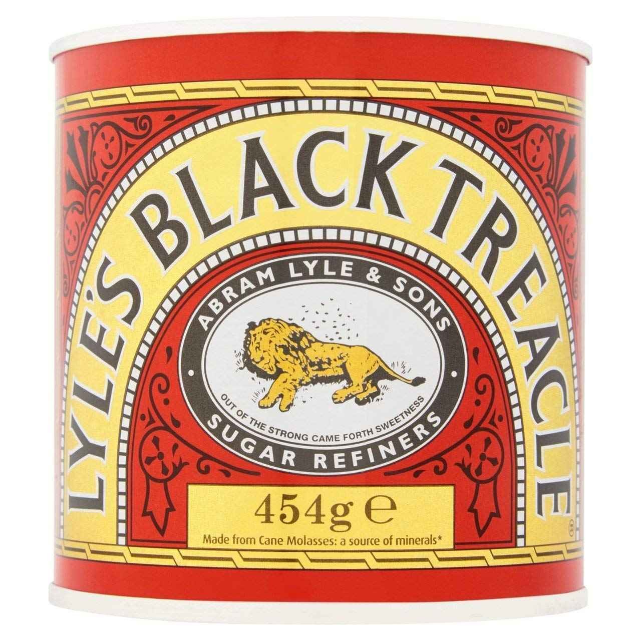 ABRAM LYLE And SONS BLACK TREACLE SUGAR REFINERS 1 Lbs