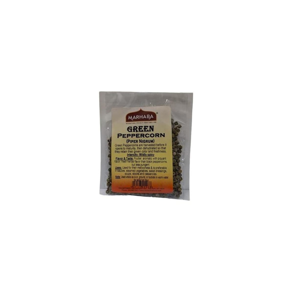 KALUSTYANS GREEN PEPPERCORN 0.06 Lbs