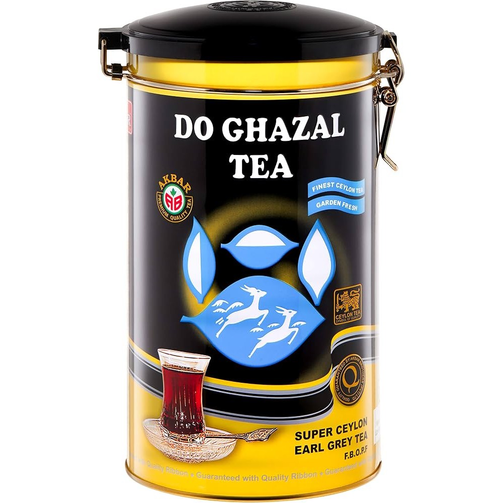 DO GHAZAL BLACK EARL GREY TEA IN TIN 500 GM