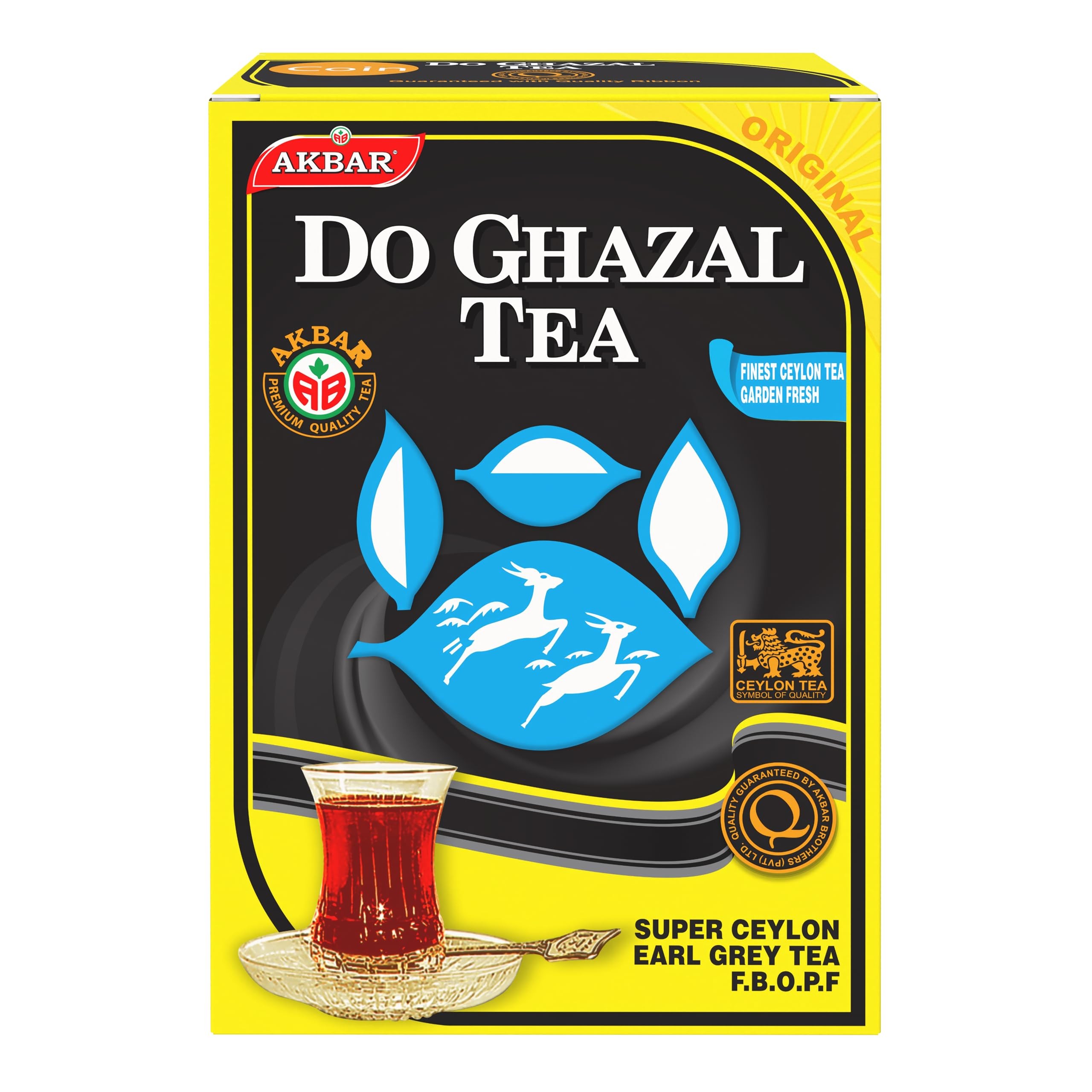 DO GHAZAL EARL GREY TEA BLACK LABEL 454 GM