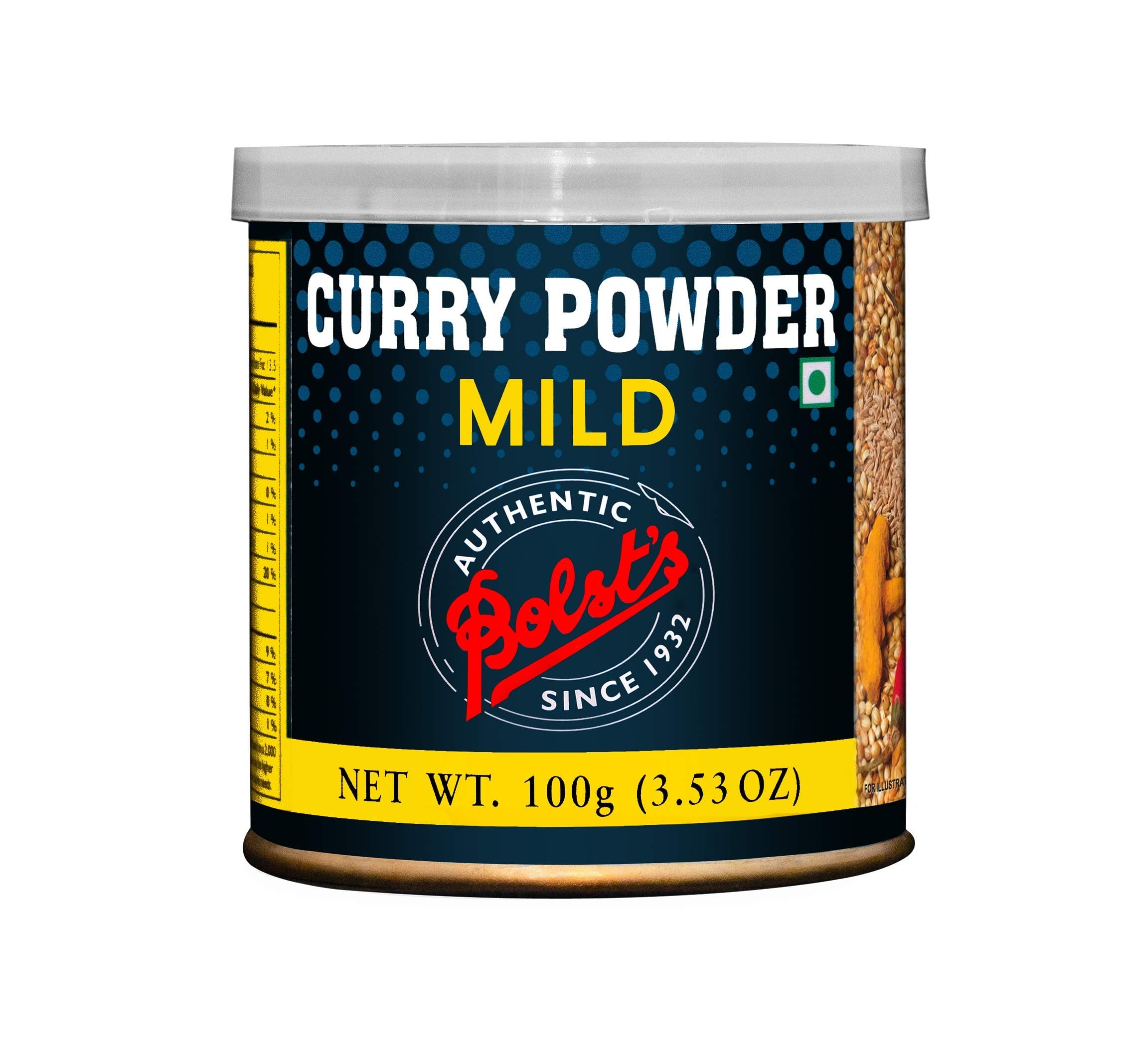 BOLSTS CURRY POWDER MILD 0.22 Lbs