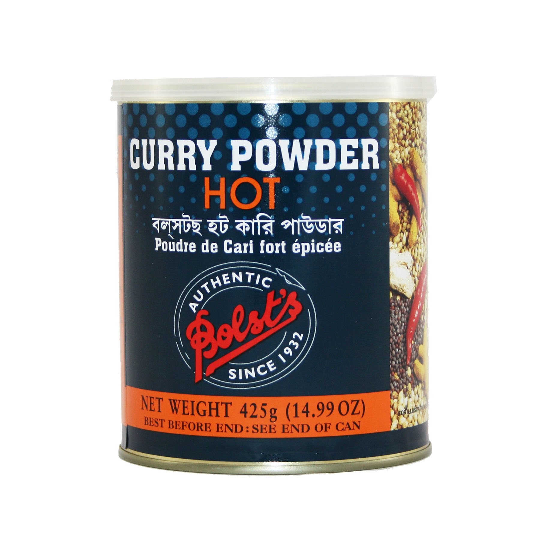 BOLSTS CURRY POWDER HOT 425 GM