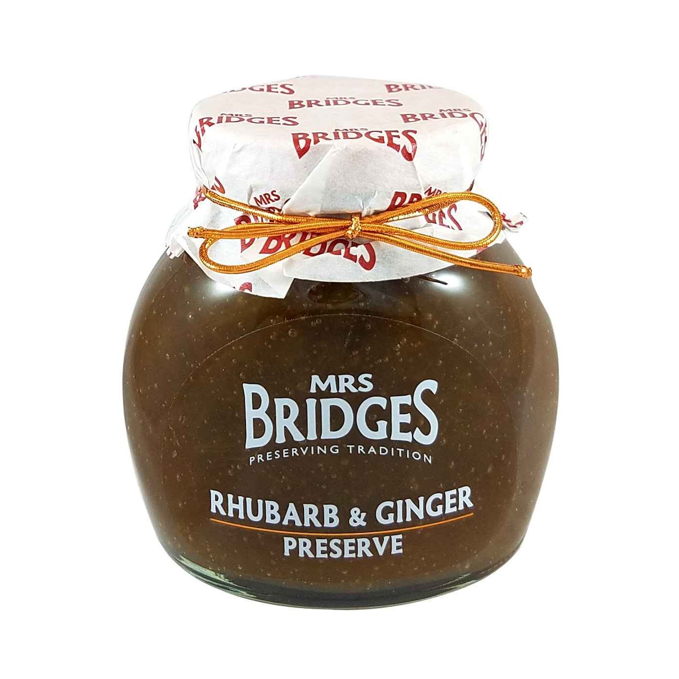 MRS BRIDGES RHUBARB And GINGER PRESERVE 0.75 Lbs