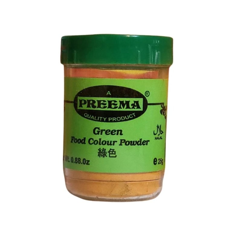 GREEN FOOD COLOR PREEMA 25 GM